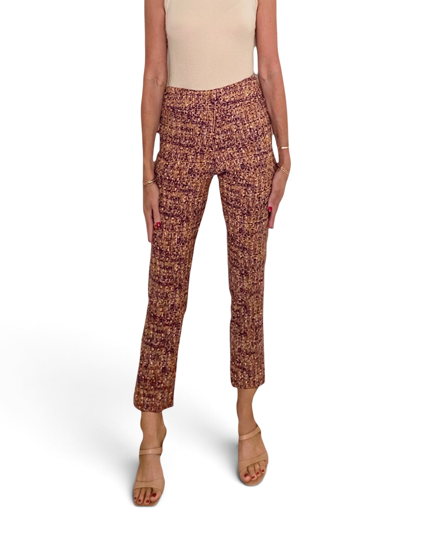 Krazy Larry P507 Pull on Pant - Cashew