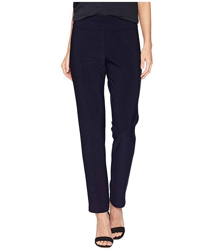 Krazy Larry P21 Microfiber Straight Leg Pant - Navy