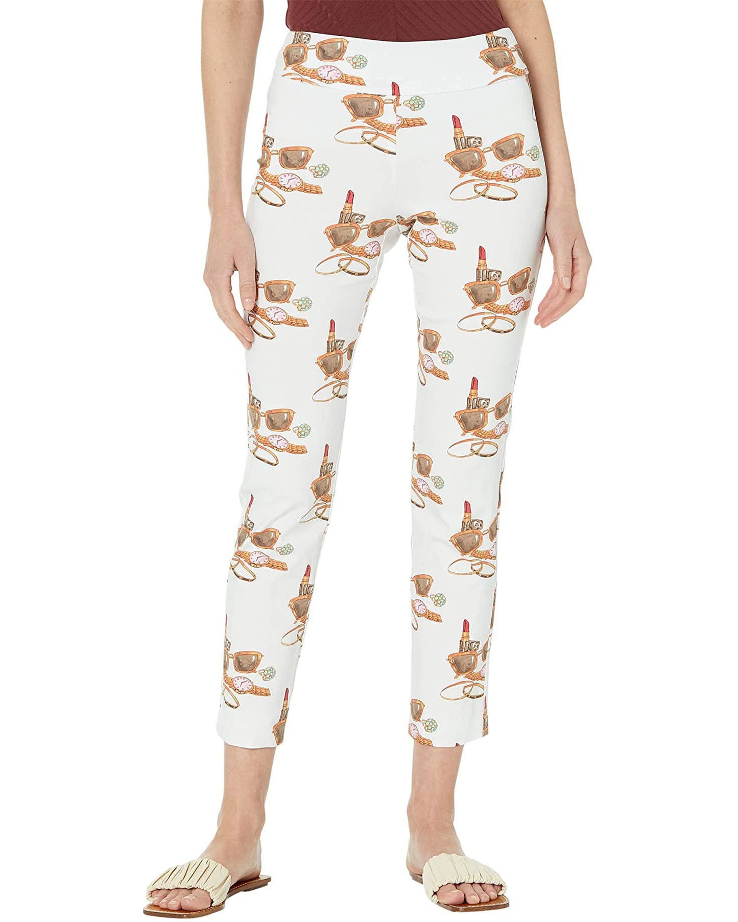 Krazy Larry P507 Pull on Pant - Lipstick