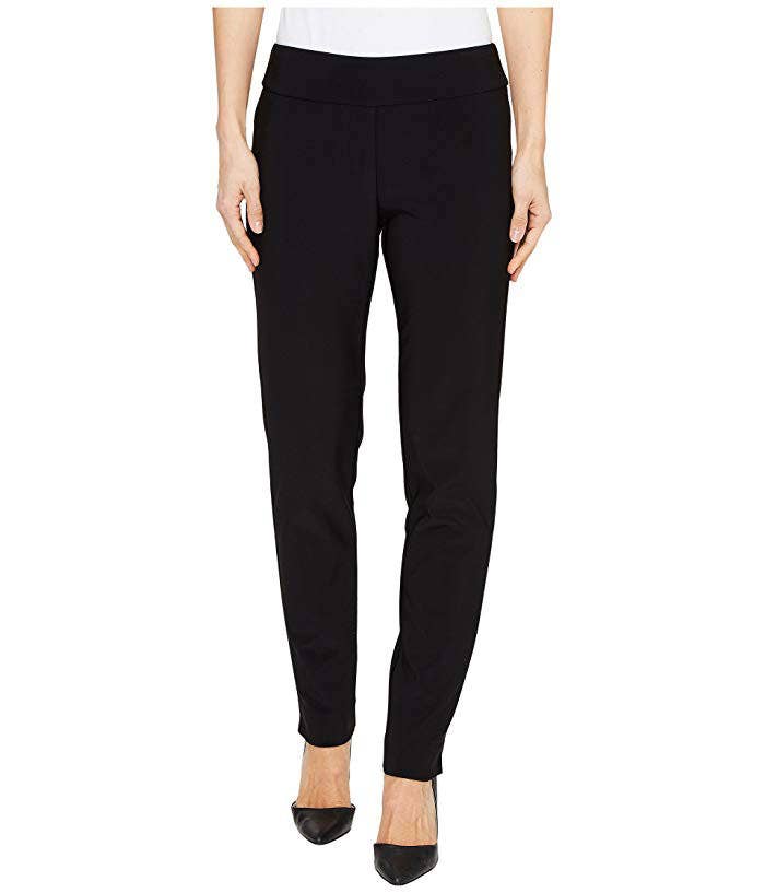 Krazy Larry P21 Microfiber Straight Leg Pant - Black