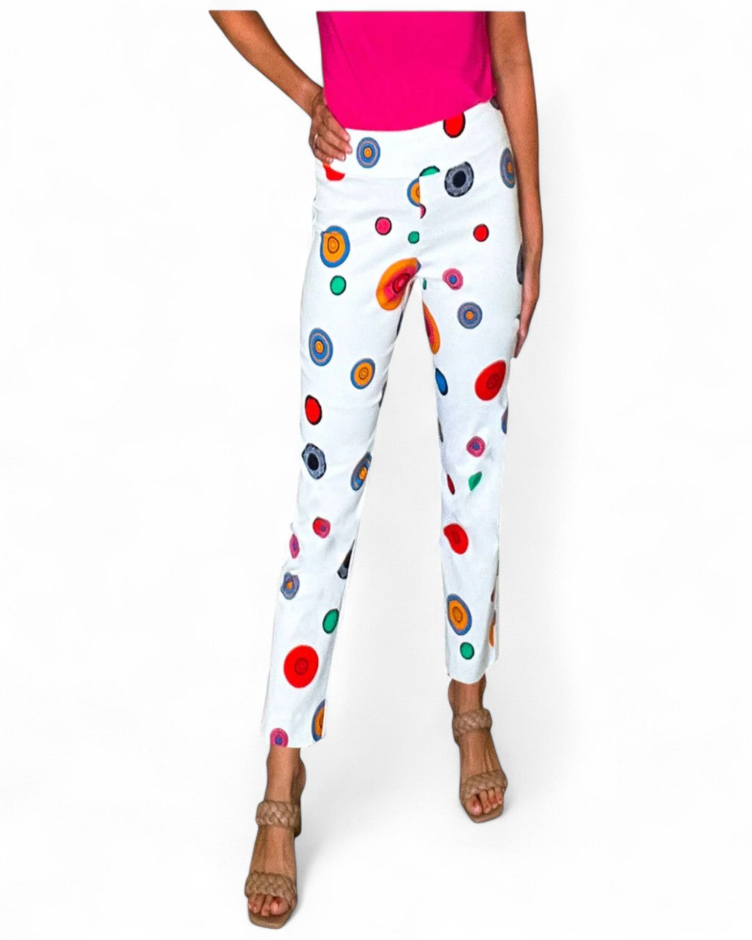 Krazy Larry P507 Pull on Pant - Circles CIRCLES / 0 / P507