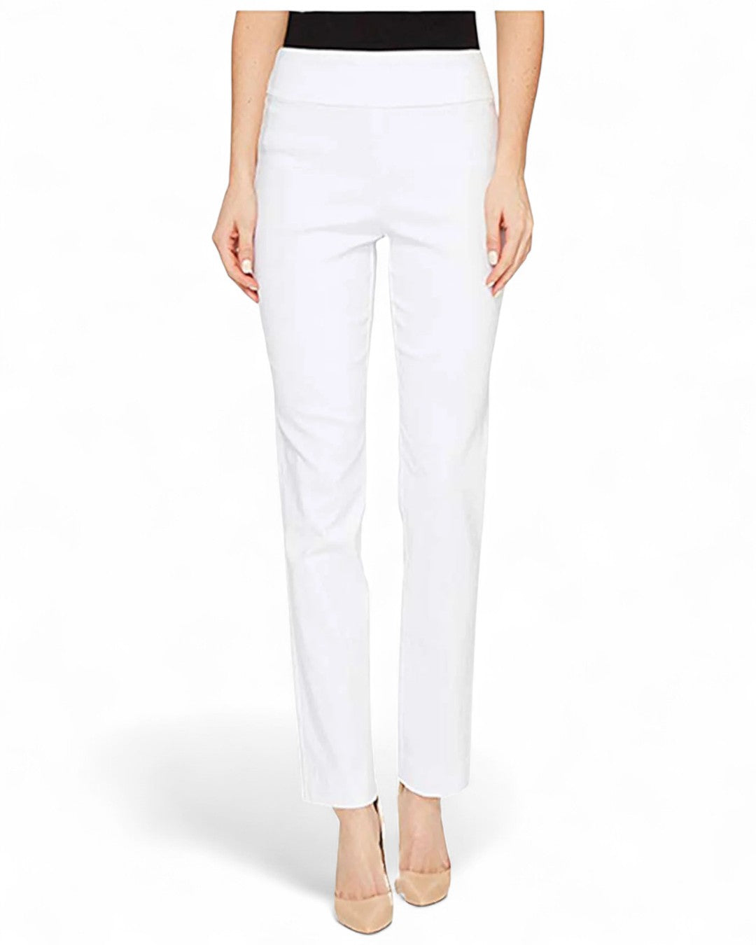 Krazy Larry P507 Pull on Pant - White WHITE / 0 / P507