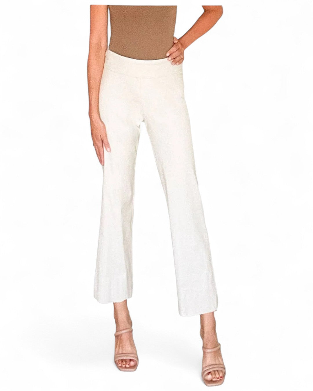 Krazy Larry P600 Pull on Wide Ankle Pant - Stone STONE / 0 / P600