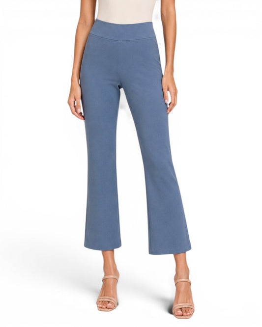 Krazy Larry P600 Pull on Wide Ankle Pant - Indigo