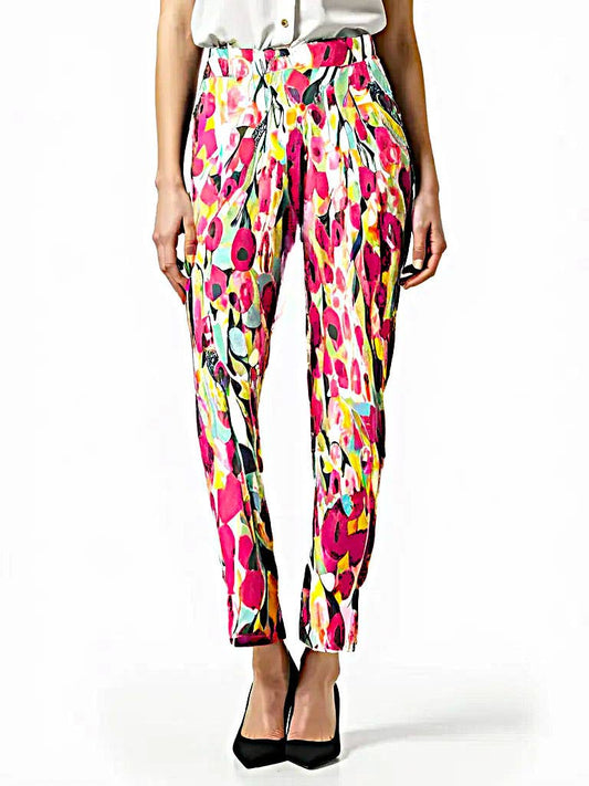 Krazy Larry P507 Pull on Pant - Pink Watercolor