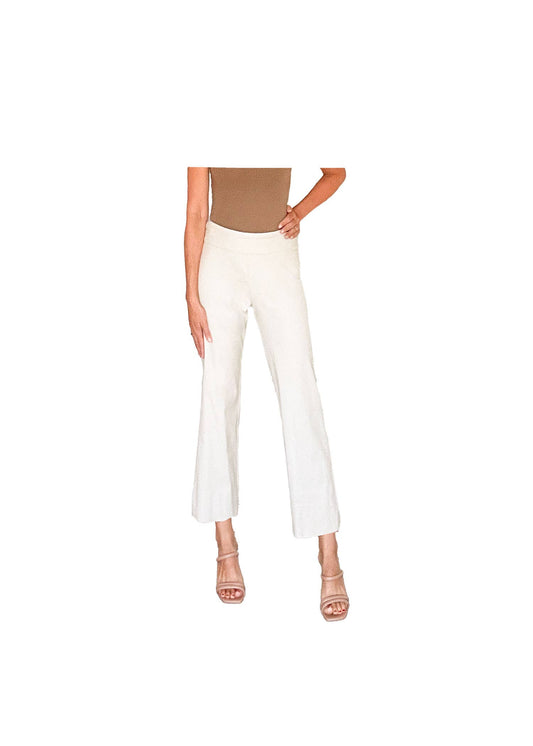 Krazy Larry P600 Pull on Wide Ankle Pant - Stone