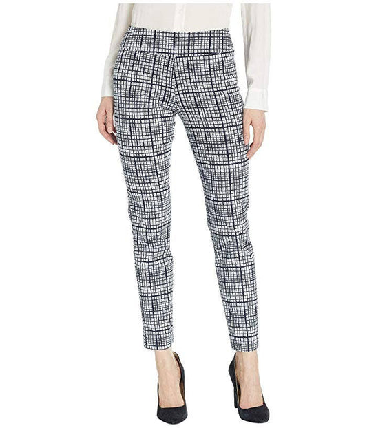 Krazy Larry P507 Pull on Pant - Navy Bars