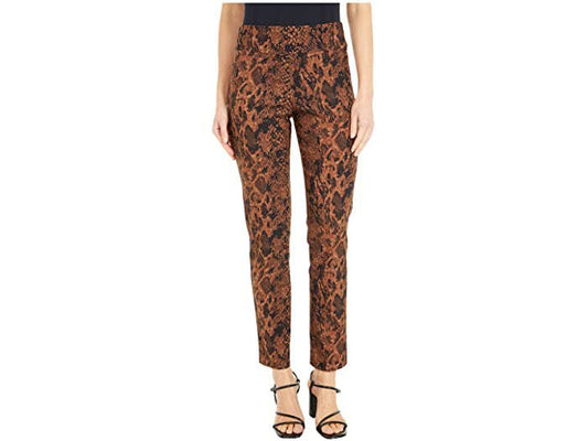 Krazy Larry P507 Pull on Pant - Brown Python