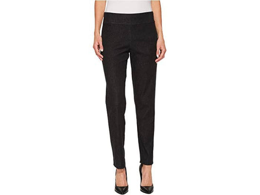 Krazy Larry P607 Denim Ankle Pant - Black Denim