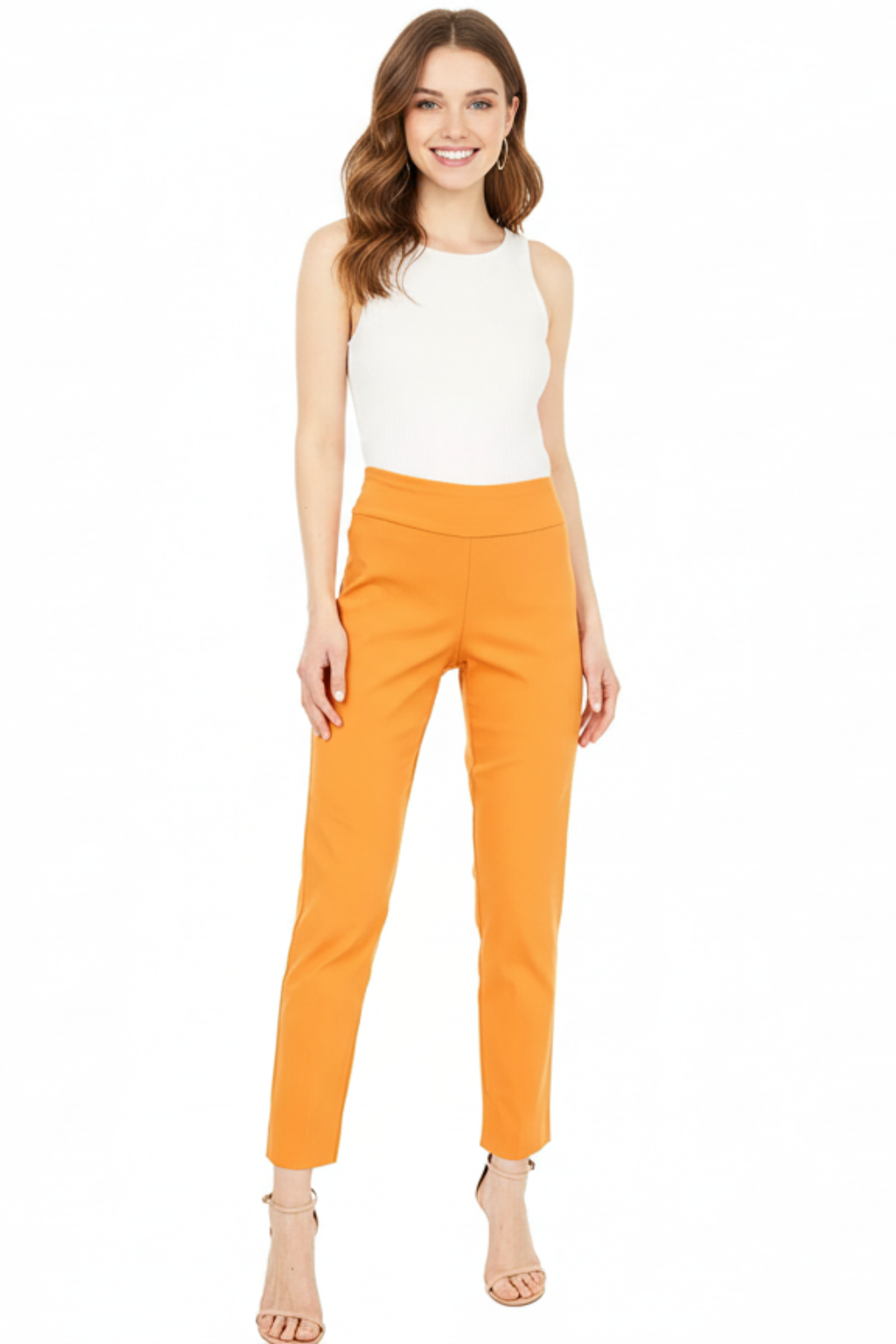 Krazy Larry P507 Pull on Pant - Salmon