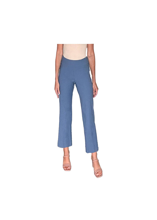 Krazy Larry P600 Pull on Wide Ankle Pant - Indigo