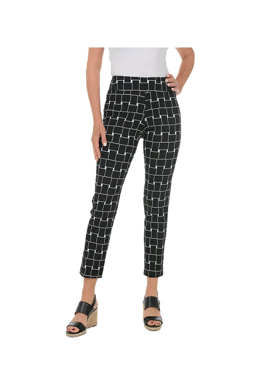 Krazy Larry P507 Pull on Pant - Black Cubed