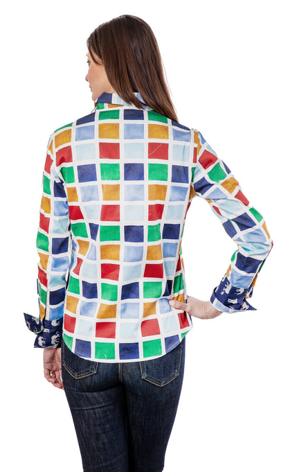 Rome Shirt Multi Colored Boxes