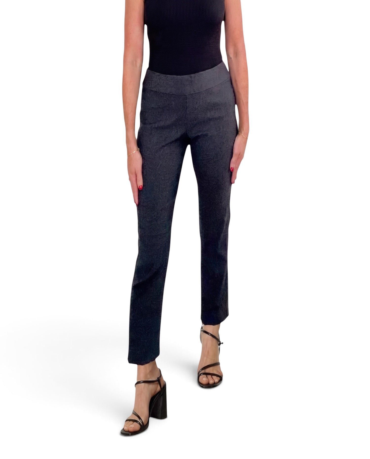 Krazy Larry P507 Pull on Pant - Gunmetal