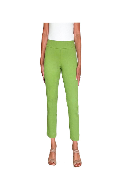Krazy Larry P607 Denim Ankle Pant - Apple Green Denim