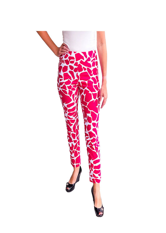 Krazy Larry P507 Pull on Pant - Pink Rocks