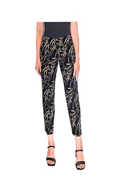 Krazy Larry P507 Pull on Pant - Black Belts