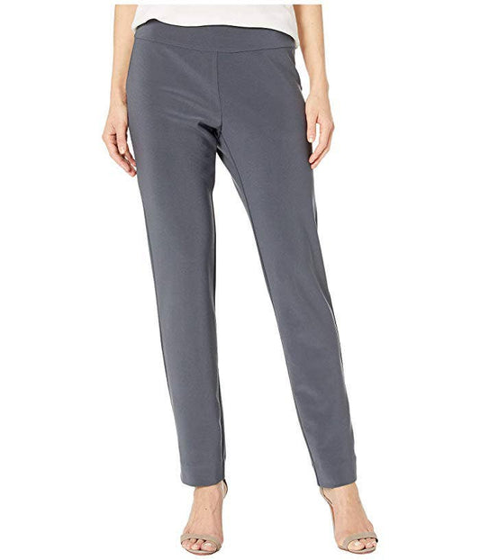 Krazy Larry P21 Microfiber Straight Leg Pant - Grey