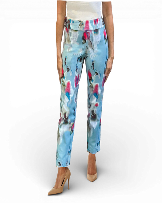 Krazy Larry P507 Pull on Pant - Grey Watercolor