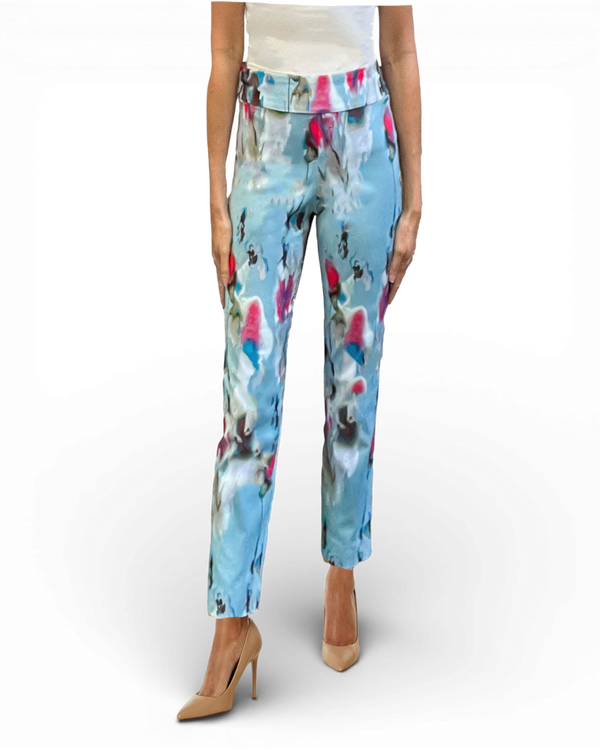 Krazy Larry P507 Pull on Pant - Grey Watercolor