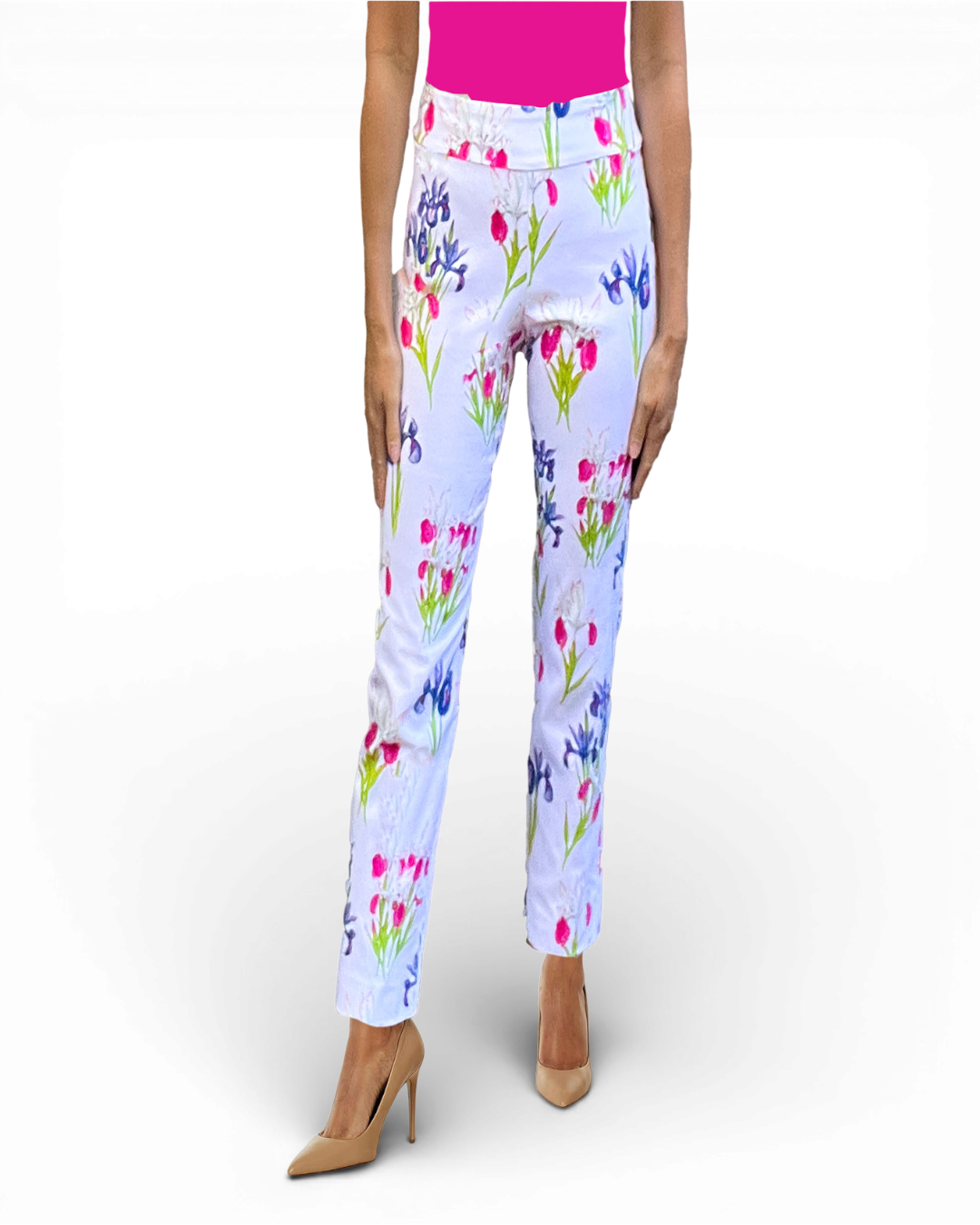 Krazy Larry P507 Pull on Pant - Pink Iris
