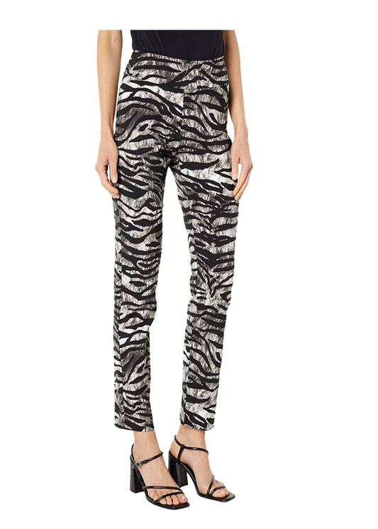 Krazy Larry P507 Pull on Pant - Black Zebra