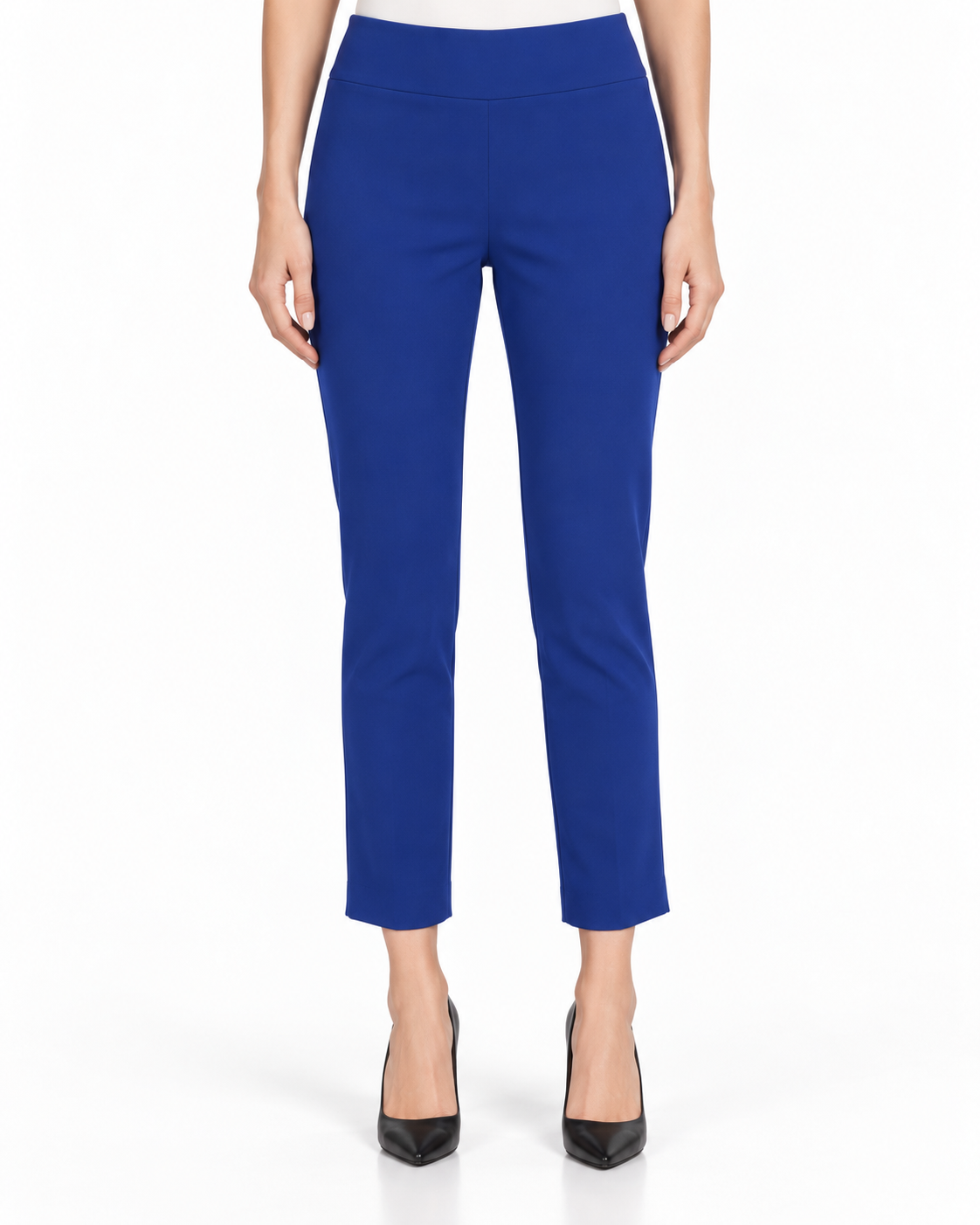 Krazy Larry P27 Microfiber Crop Pant - Cobalt Blue — front studio view