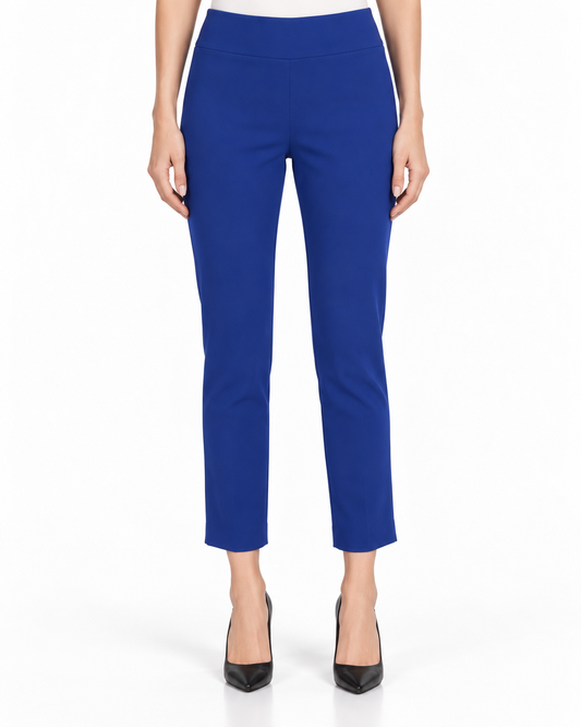 Krazy Larry P27 Microfiber Crop Pant - Cobalt Blue — front studio view