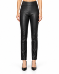 Krazy Larry P913 Pleather Pant - Black — front studio view