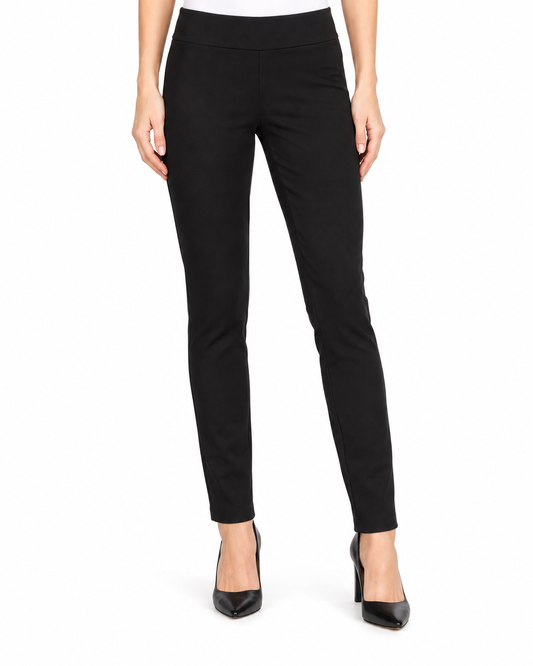 Krazy Larry P513 Skinny Pant - Black — front studio view