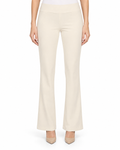 Krazy Larry P25 Microfiber Flare Pant - Cream — front studio view