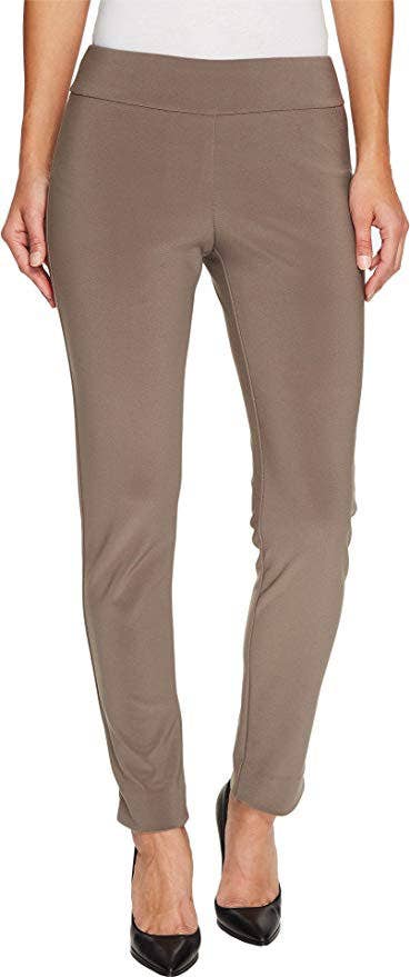Krazy Larry P21 Microfiber Straight Leg Pant - Taupe