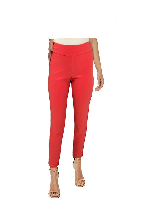 Krazy Larry P21 Microfiber Straight Leg Pant - Tangerine