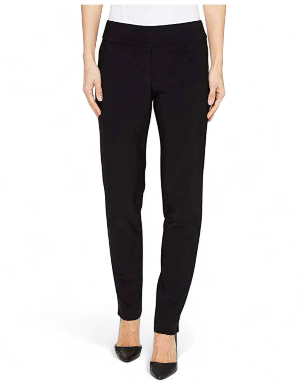 Krazy Larry P21 Microfiber Straight Leg Pant - Black BLACK / 0 / P21