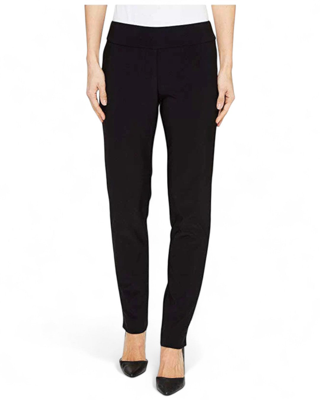 Krazy Larry P21 Microfiber Straight Leg Pant - Black BLACK / 0 / P21