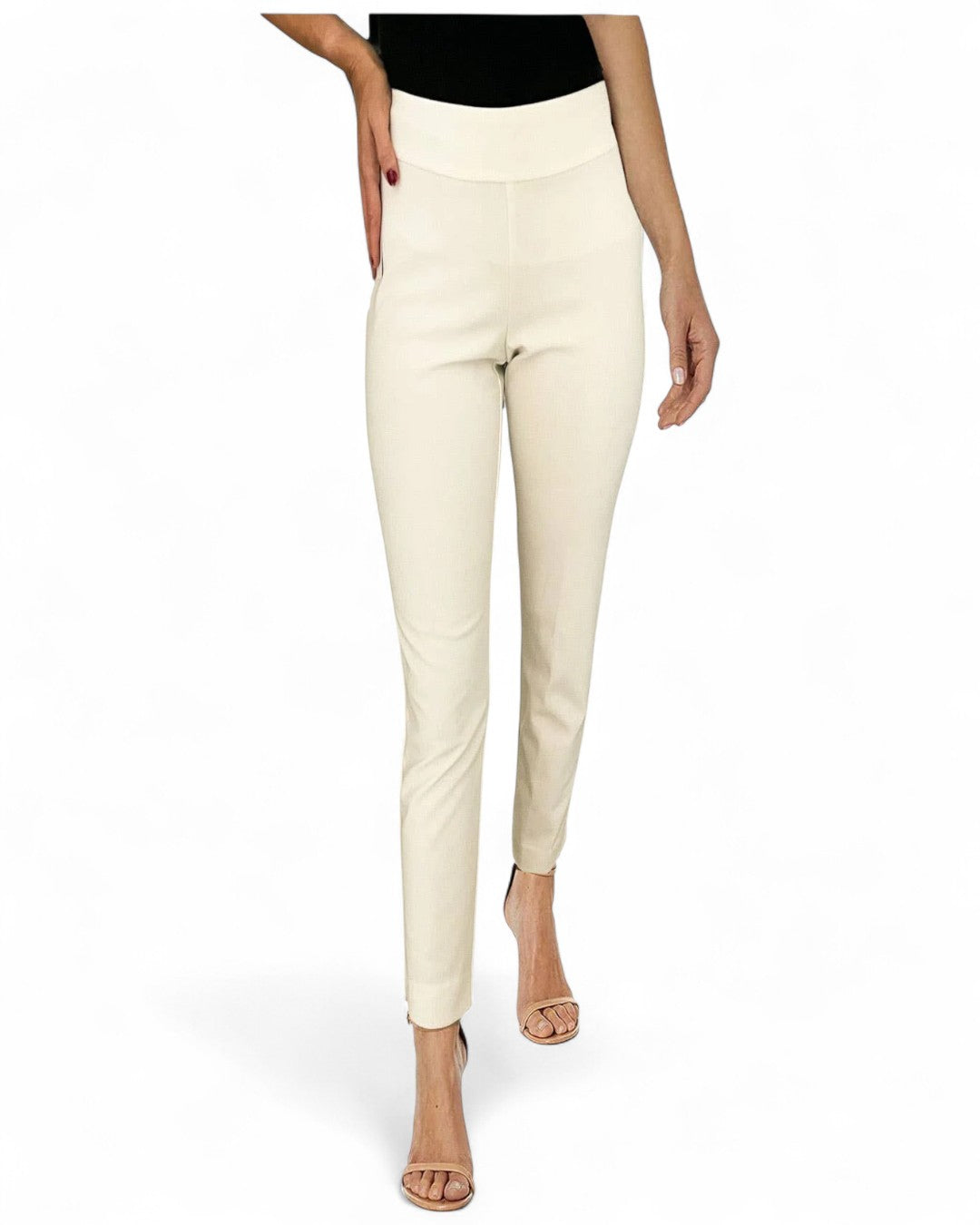 Krazy Larry P21 Microfiber Straight Leg Pant - Ivory IVORY / 0 / P21