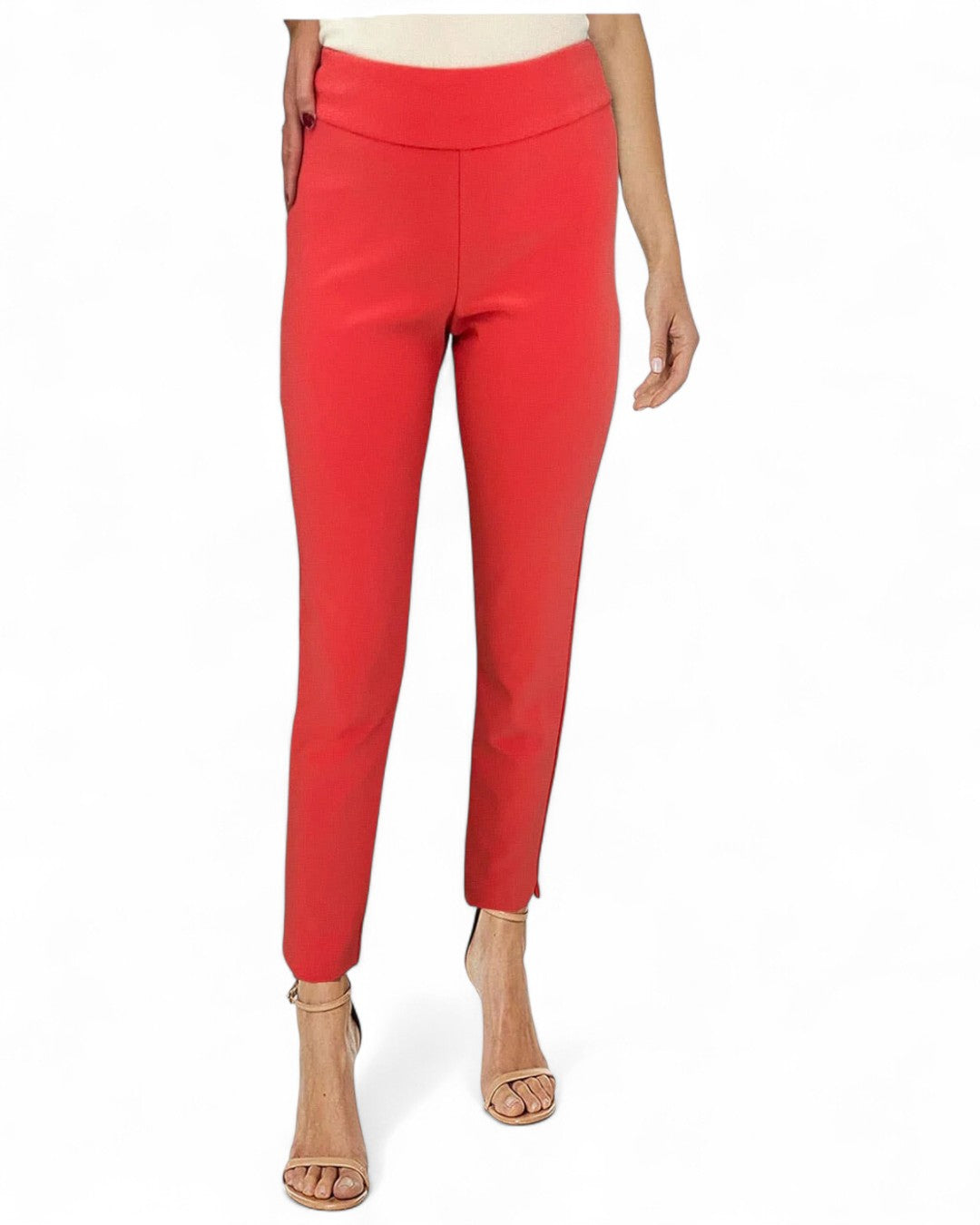 Krazy Larry P21 Microfiber Straight Leg Pant - Tangerine TANGERINE / 0 / P21