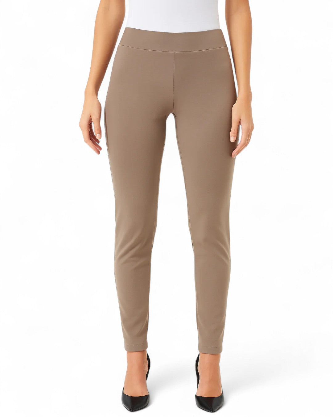 Krazy Larry P21 Microfiber Straight Leg Pant - Taupe TAUPE / 0 / P21