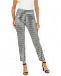 Krazy Larry P507 Pull on Pant - Black Mini Hounds tooth BLACK MINI HOUNDS TOOTH / 0 / P507