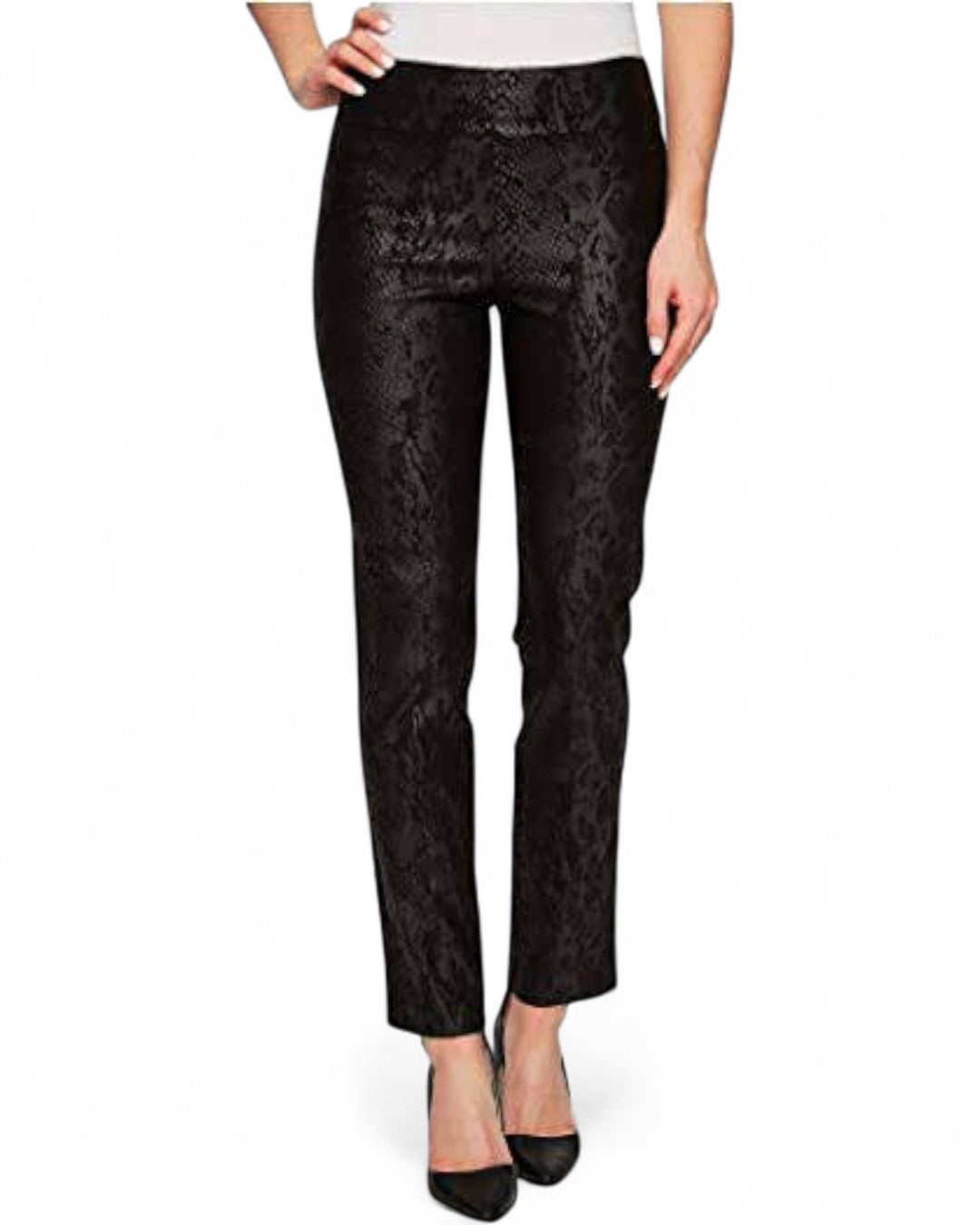 Krazy Larry P507 Pull on Pant - Black Python BLACK PYTHON / 0 / P507