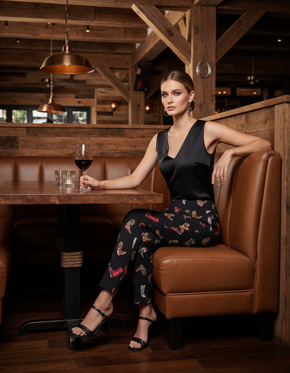 Krazy Larry P507 Boots Pull on Ankle Pants