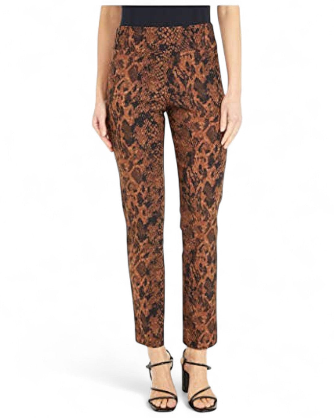 Krazy Larry P507 Pull on Pant - Brown Python BROWN PYTHON / 0 / P507