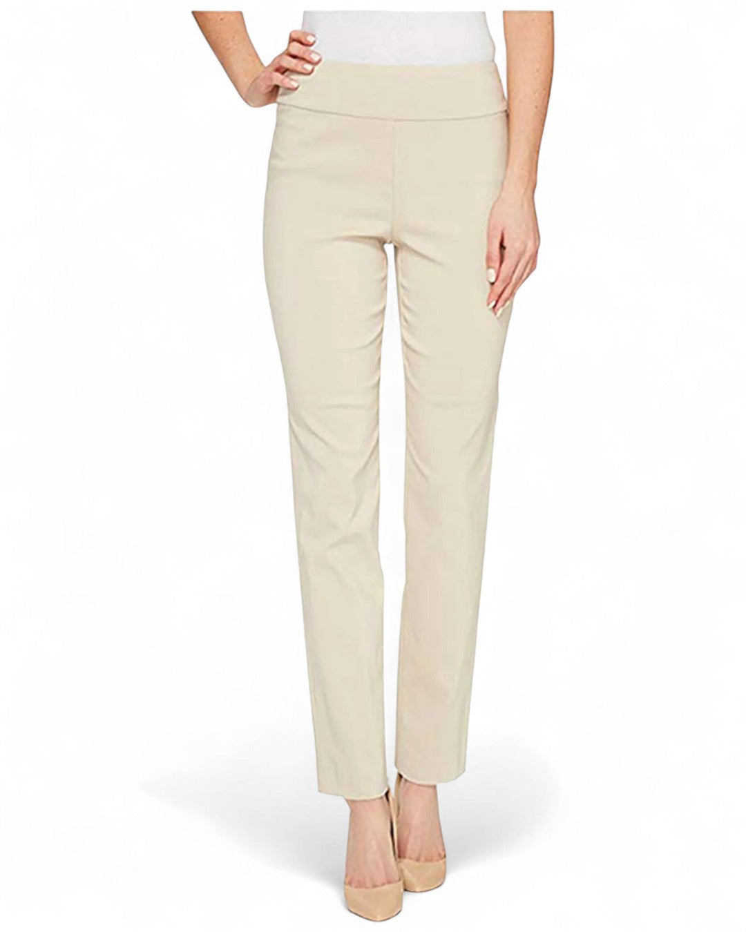 Krazy Larry P507 Pull on Pant - Stone STONE / 0 / P507