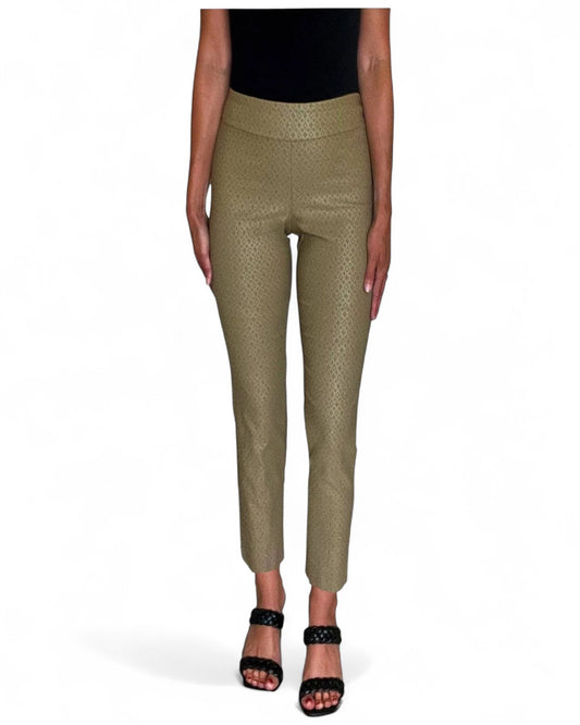Krazy Larry P507 Pull on Pant - Taupe Foil TAUPE FOIL / 0 / P507