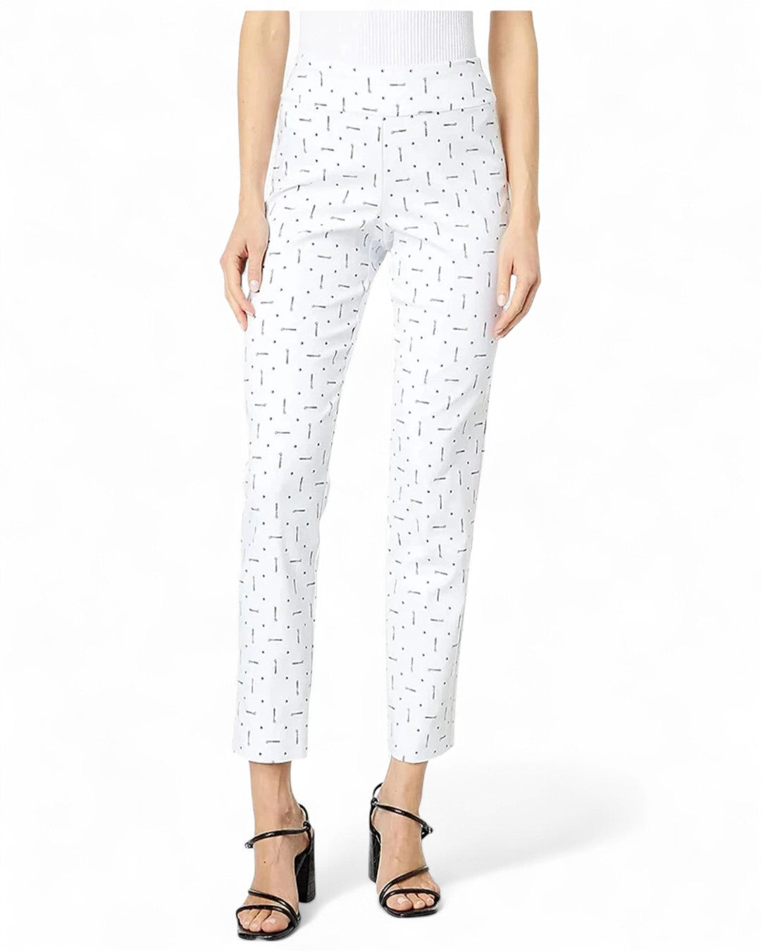 Krazy Larry P507 Pull on Pant - White Golf WHITE GOLF / 0 / P507