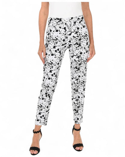 Krazy Larry P507 Pull on Pant - White Splatter WHITE SPLATTER / 0 / P507
