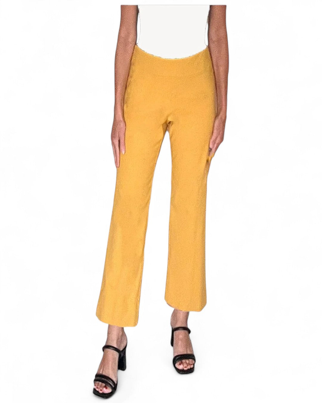 Krazy Larry P600 Pull on Wide Ankle Pant - Gold GOLD / 0 / P600