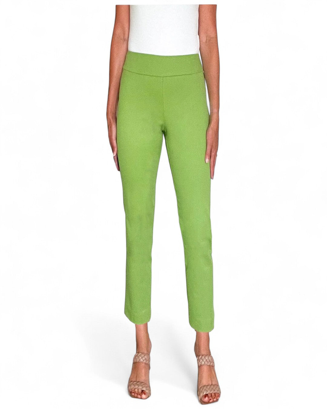 Krazy Larry P607 Denim Ankle Pant - Apple Green Denim APPLE GREEN DENIM / 0 / P607