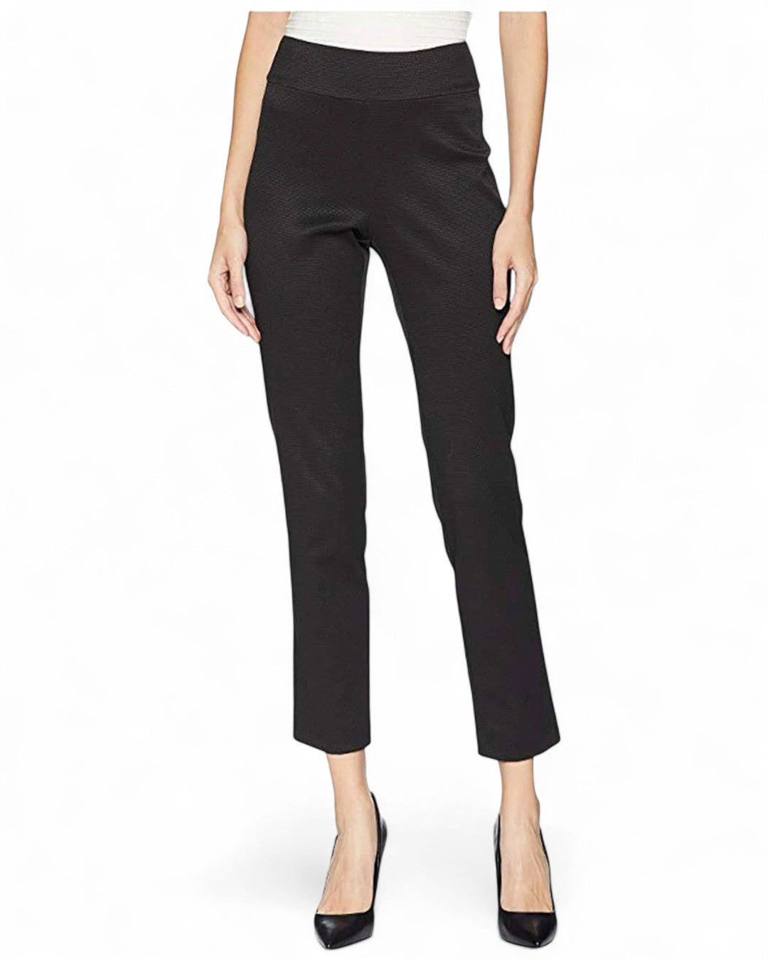 Krazy Larry P807 Pique Ankle Pant - Black BLACK / 0 / P807