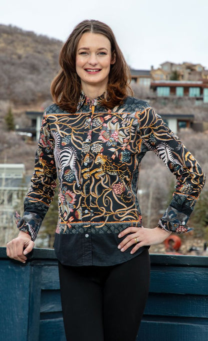 Rome Shirt Zebra Print